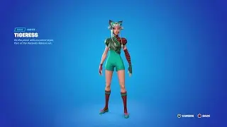 Fortnite Tigeress Skin Preview !!! 😱