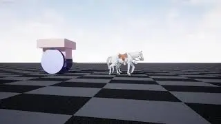 UE4 C++ rope plugin vehicle horse cart test - Unreal Engine