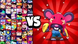 MOE vs ALL BRAWLERS! WHO WILL SURVIVE IN THE SMALL ARENA? | NEW MYTHIC BRAWLER