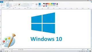 How to Draw Windows 10 Logo in MS Paint | Ms Paint |