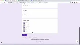 Create Repeating Calendar Events via Google From Submission