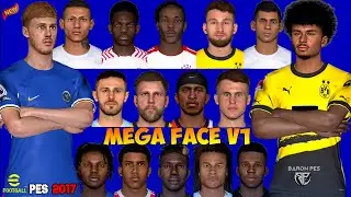 PES 2017 NEW Mega Facepack Updates