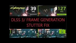 HOW TO FIX CYBERPUNK 2077 FRAME GENERATION STUTTER!