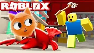 СИМУЛЯТОР ПИТОМЦЕВ в РОБЛОКС ROBLOX PET ESCAPE совершаем побег КОТ ДЖЕМ играет