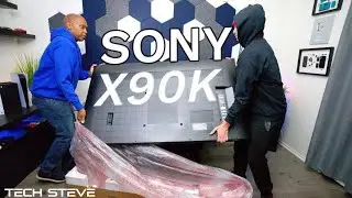 Sony X90K Television Unboxing And First Impressions (Full Array LED)