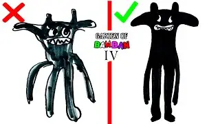 Как нарисовать Mr. Grimm from Garten Of BanBan Chapter 4 правильно и неправилно