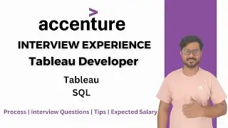 Accenture Interview Experience | Accenture Tableau Developer Interview Questions & Answer| 3-6 Years