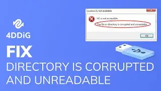 【3 Ways】How to Fix The File Or Directory Is Corrupted Or Unreadable in Win 10?|Hard Drive Wont Open