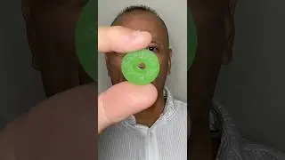 👂 ASMR LIFESAVERS EXOTICS GUMMY CANDY FUJI APPLE FLAVOR AND EATING SOUNDS👂ORIGINAL LENGTH👂#shorts