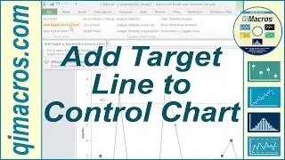 Add Target Line to an Excel Chart using QI Macros