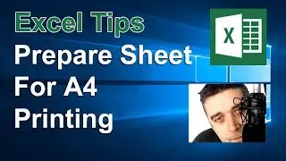 Excel - Prepare Sheet For A4 Printing - Excel Tutorial Part 6