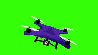 FLYING DRONE Green Screen Effect