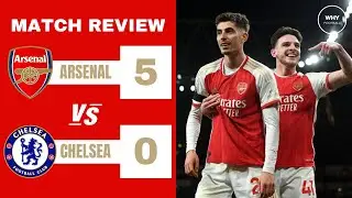 ARSENAL 5-0 CHELSEA REVIEW | 5 STAR PERFORMANCE!!! | Premier League