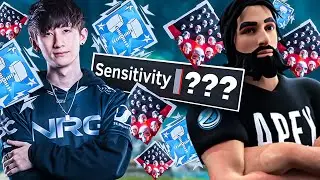 Trying Aceu and Shiv’s Sensitivity for 24 Hours in Apex Legends (Best Sensitivity)