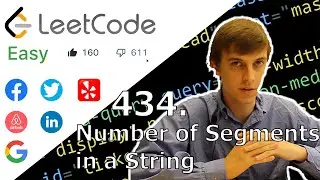 LeetCode 434. Number of Segments in a String Solution Explained - Java