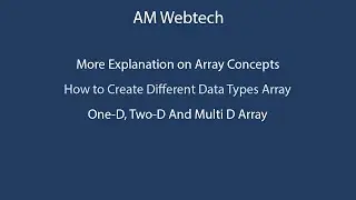 use array with loop in c | how to create array with different data types| c programming LEC #44