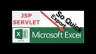 JSP/Servlet Profesional - Part 11 Export web pages to excel super quick
