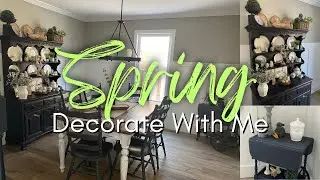 🐇🌷Spring Decorate With Me 2023 | Spring Decorating Ideas | Dining Room Spring Decor