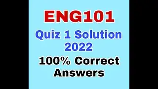 ENG101 Quiz 1 Solution 2022| Eng101 Quiz 1 fall 2022|Eng 101 quiz 1 solution fall 2022|eng101|fall