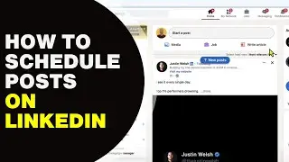 How to Schedule LinkedIn Posts