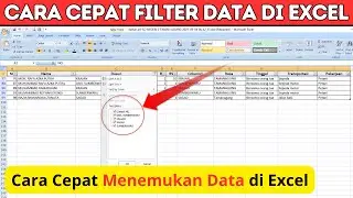 Cara Buat Filter atau Memfilter Data di Excel