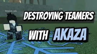 I DESTROYED THE TEAMERS WITH AKAZA IN ROGUE DEMON...