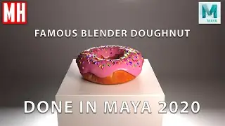 The famous Blender Doughnut done in Maya #1 of 5