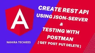 Create rest api using JSON Server | testing JSON server API using postman (GET + POST + PUT+ DELETE)