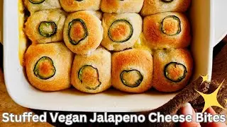 Stuffed Vegan Jalapeno Cheese Bites