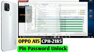 Oppo A15  (CPH- 2185)Pin Password Unlock||Frp Remove Without Dongle || Oppo A15 Unlock With Sp Tool