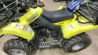 Suzuki Ozark Quad Runner 250, How To Change Oil, How To Change Oil Filter, Oil Filter Location