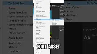 Creating a Font Asset From Font Unity 
