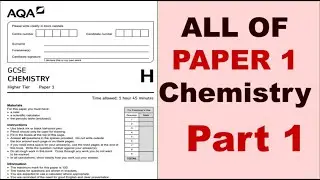 Chemistry Paper 1 GCSE Exam Question Revision Part 1