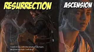 Banishers: Ghosts of Eden Choosing Resurrection VS. Ascend Oath Cutscenes