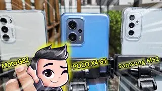 💥Qual melhor em Câmera??? Poco X4 GT vs Samsung Galaxy M52 vs Motorola G82