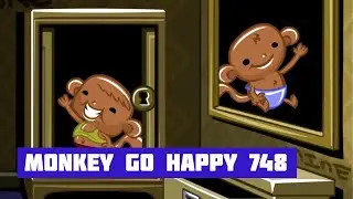 Monkey GO Happy: Stage 748 — Hide and Seek · Free Game · Walkthrough