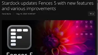 Stardock updates Fences 5 with new features and various improvements