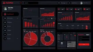 Responsive Admin Dashboard Using HTML CSS & JavaScript | How To Create A Responsive Admin Template