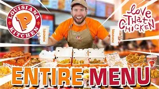 Eating the Entire Popeyes Menu (10,000 Calorie Challenge)