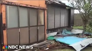 Millions urged to evacuate as typhoon slams Japan 