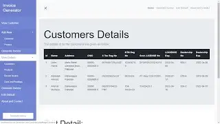 [PHP] Database Web Application | Invoice Generator | by Abdullah Ahmad |