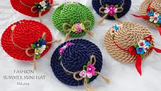 👒 МОДНАЯ ЛЕТНЯЯ МИНИ ШЛЯПКА 👙👒👗 FASHION SUMMER MINI HAT 👒