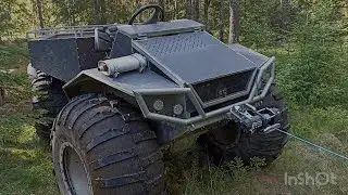 Лебедка на каракат,  Master Winch X 4000 S. Крепление к тягово-сцепному устройству.