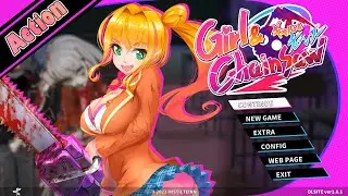 Come on, girls, let's escape from the zombies. : Girl And Chainsaw