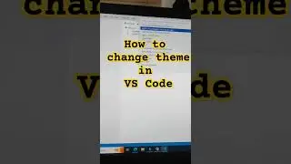Dark theme in VS Code #youtubeshorts #viral #shortsfeed #trending