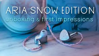 The BEST IEM Under $100? // Moondrop Aria Snow Edition Unboxing