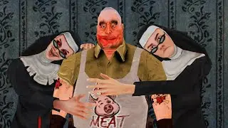 Evil Nun Maze vs Evil Nun 2 vs Mr Meat funny animation part 168