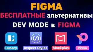 Figma. Бесплатные альтернативы режима - DEV MODE в figma. Lunacy, Inspect Styles, Mockplus, Pixso.