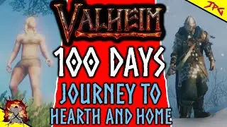 I Survived 100 Days Of Valheim - How Many Boss's Can We Defeat?