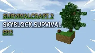 Survivalcraft 2 - SkyBlock Survival - EP2 - Making Stone!